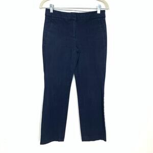 J. Crew Campbell Crop Trouser Pants Blue Women's Size‎ 2